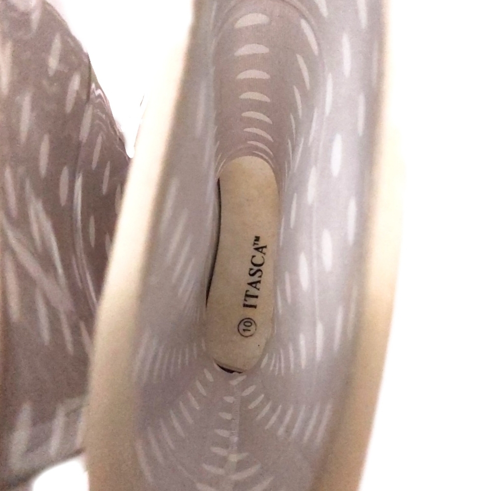 New! Itasca Womens 10M Gray Polka Dot Tall Rain Boots - Picture 5 of 8